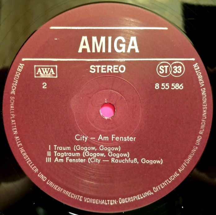 City - Am Fenster - 1978.  (LP). 12. Vinyl. Пластинка. Germany. Rare. - фото фото фото 3
