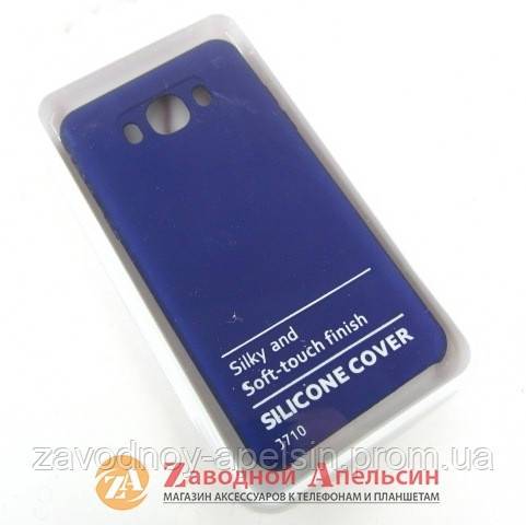 Samsung J7 J710 2016 чехол Silicone Cover purple - фото фото фото 2