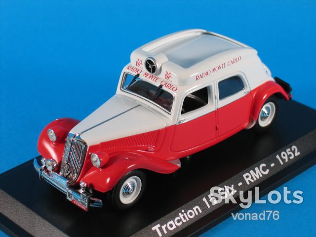 1/43 CITROEN Traction 15 six RMC 1952 RADIO MONTE CARLO. NOREV. - фото фото фото 2