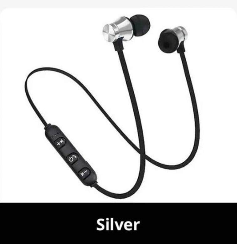 Беспроводные Bluetooth стерео наушники silver - фото фото фото 0