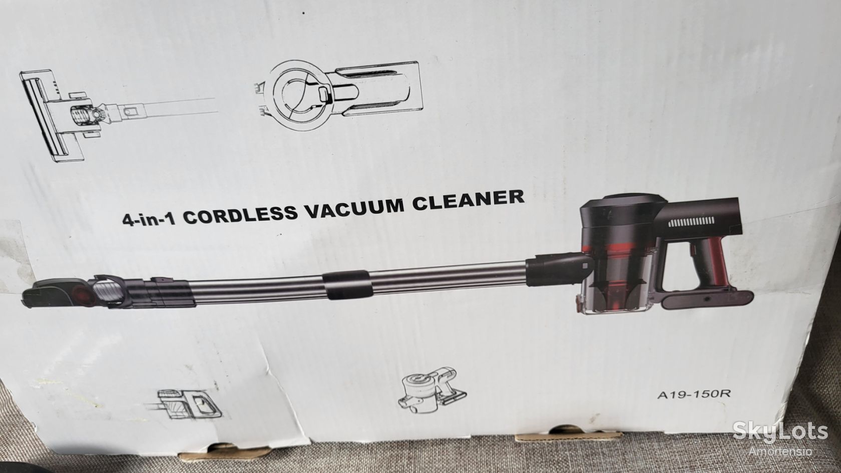 Акумуляторний ручний пилосос для прибирання /Cordless vacuum Cleaner A19-150R/Робочий - фото фото фото 1