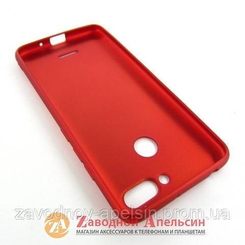 Xiaomi Redmi 6 6A защитный чехол Soft touch red - фото фото фото 1