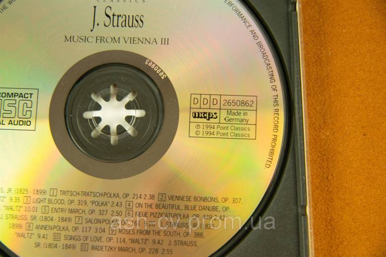 Музичний диск CD. Класика. STRAUSS III - фото фото фото 4