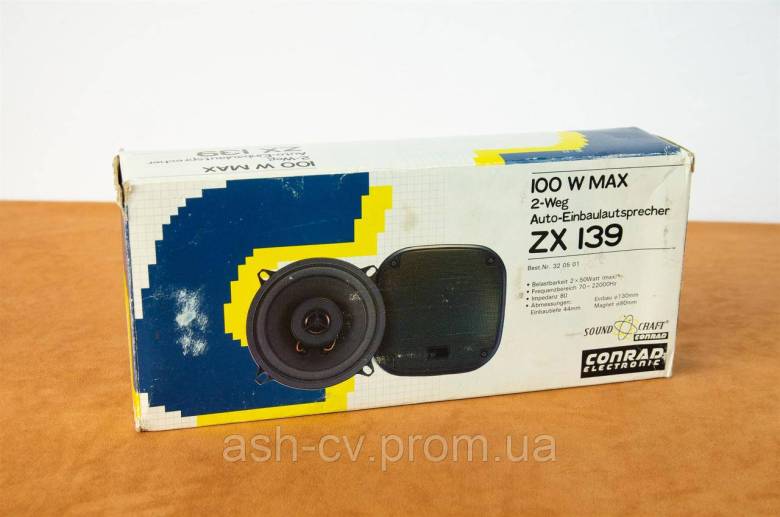 Динаміки CONRAD ZX139 (130мм 2x50 Watt) - фото фото фото 0
