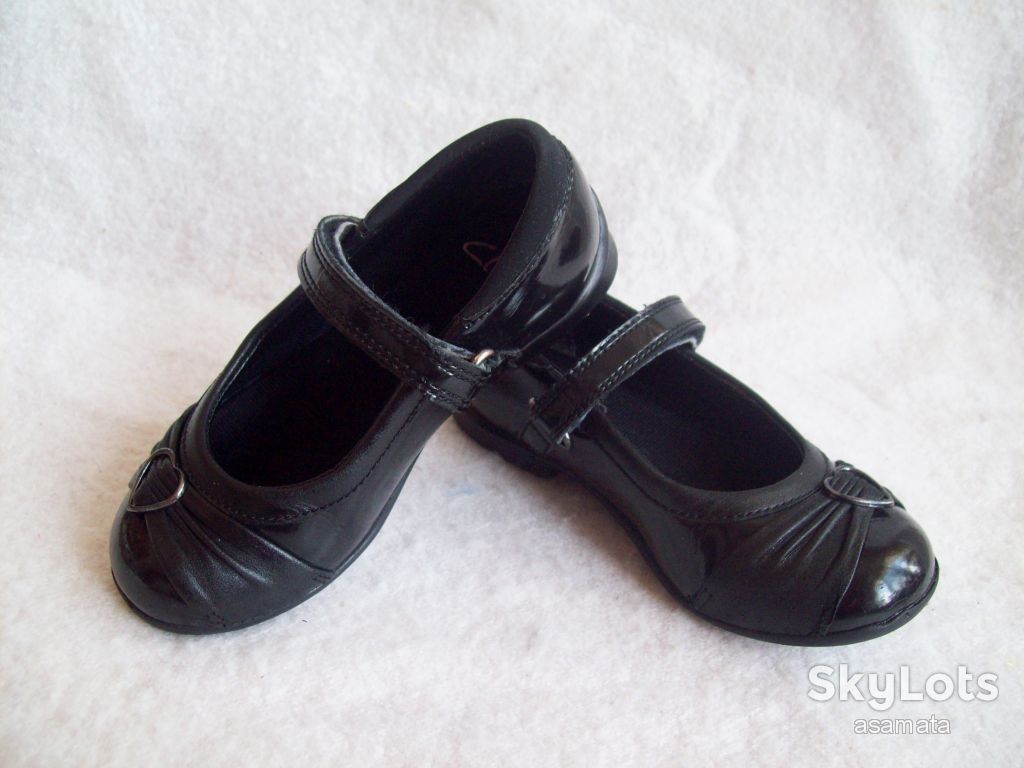 Туфли кожа лак Clarks, стелька 16 см. - фото фото фото 3