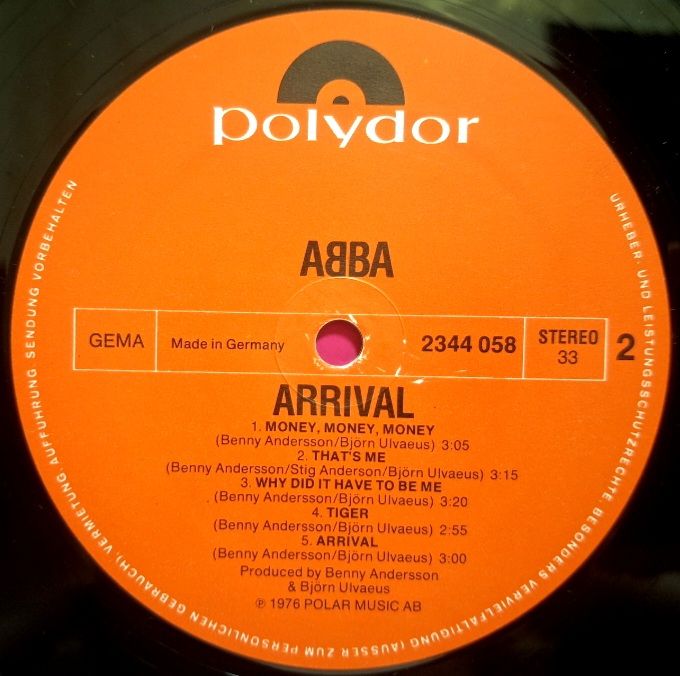 ABBA - Arrival - 1976.  (LP). 12. Vinyl. Пластинка. Germany. - фото фото фото 3