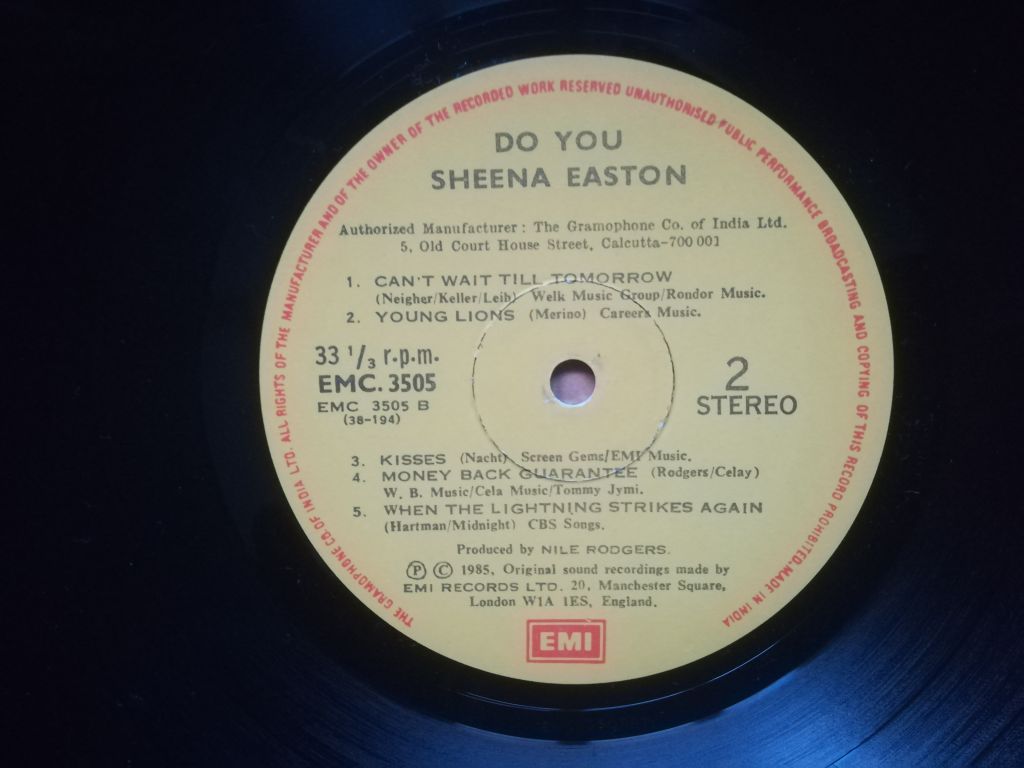 Sheena Easton-Do you   (2)-NM-Индия - фото фото фото 3