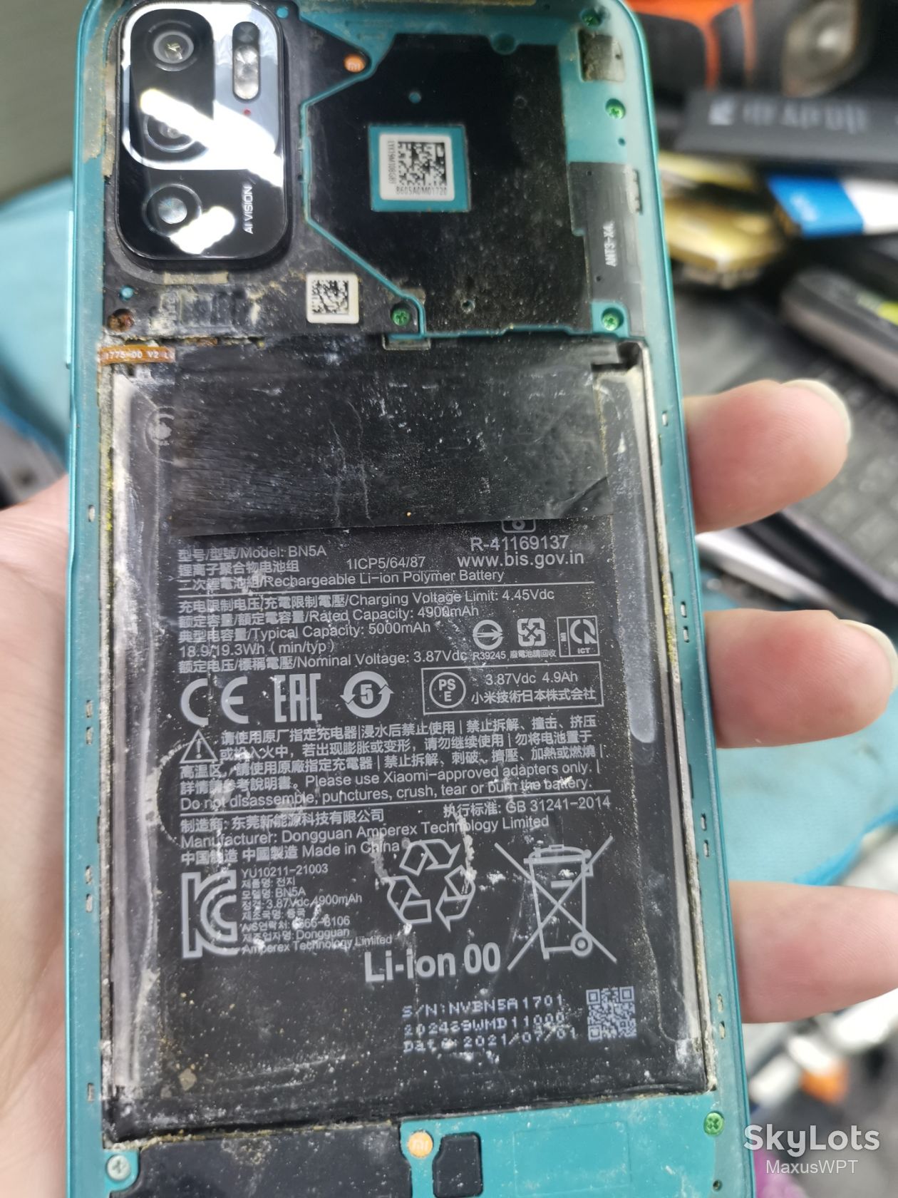 #2074 sklad xiaomi redmi note 5g green - фото фото фото 2