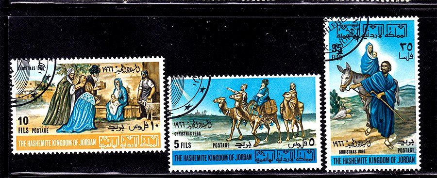 Искусство . Иордания  1966 г - гаш. - Рождество - фото фото фото 0