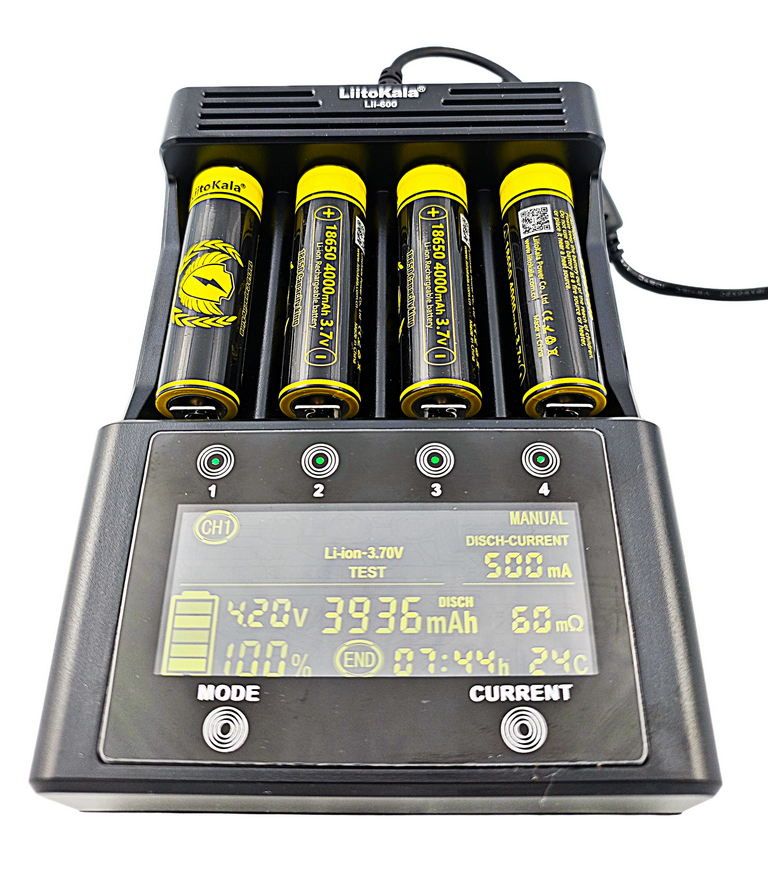 Високоємний акумулятор LiitoKala KING 4000mAh 12A 18650 Li-Ion - фото фото фото 7