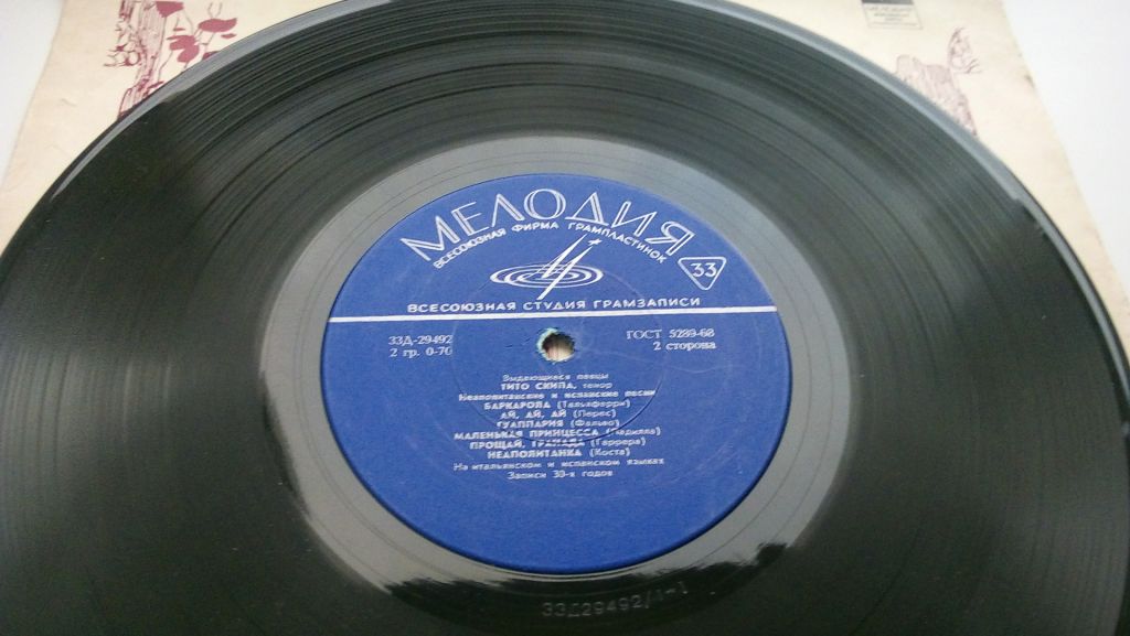 Тито Скипа - Тенор  (10", Mono) 1971 ЕХ - фото фото фото 2