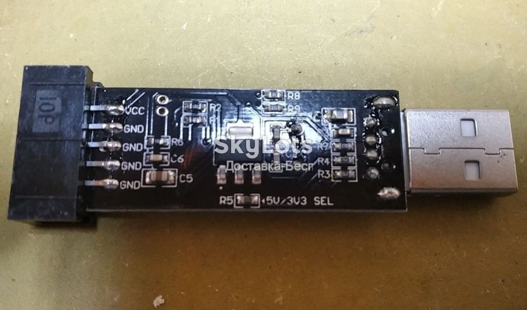 Программатор USB USBASP LC-01 51 AVR ATMEGA8 ATMEGA128 Win7 ATtiny/CAN/PWM   (489-1) - фото фото фото 3