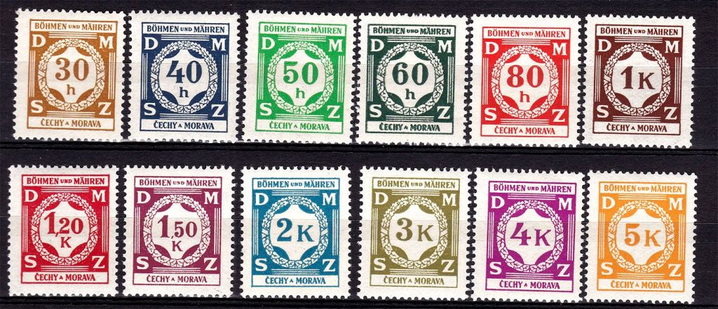 Богемия и Мораваия 1941 г  MNH - фото фото фото 0