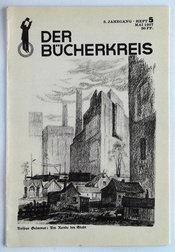 Журнал Der BÜCHERKREIS №5 1927 г. Германия Fv8.6 - фото фото фото 0