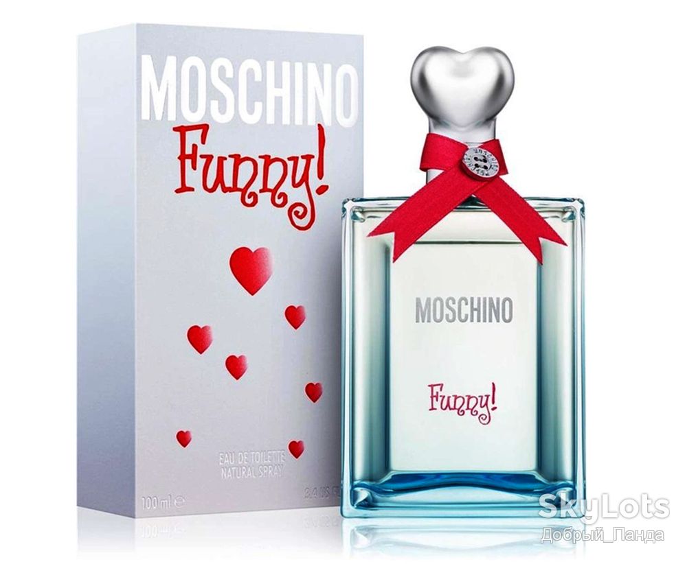 ПРИВАБЛИВИЙ РОМАНТИЧНИЙ ЖІНОЧИЙ ПАРФЮМ ! MOSCHINO FUNNY ! MADE IN ITALY ! 100 МЛ ! - фото фото фото 0