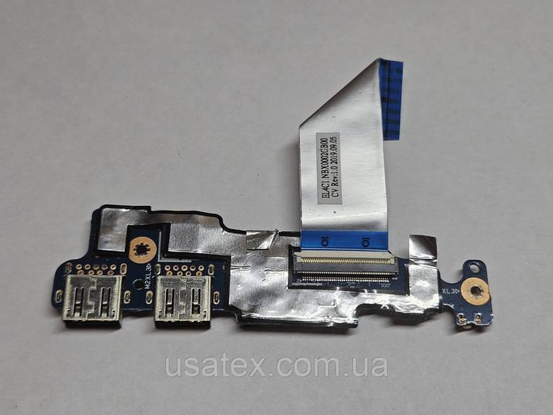 Lenovo IdeaPad Flex-14API Flex-14IWL C340-14IWL C340-14API LS-H081P Плата кнопка ввімкнення USB - фото фото фото 1