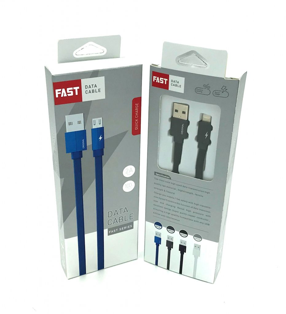 USB кабель / Дата кабель Fast Charge I-105 black-box Lighting Black - фото фото фото 0