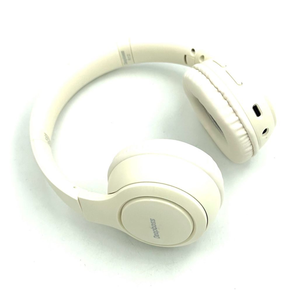 Наушники Bluetooth DEEPBASS R12 Бежевые - фото фото фото 3