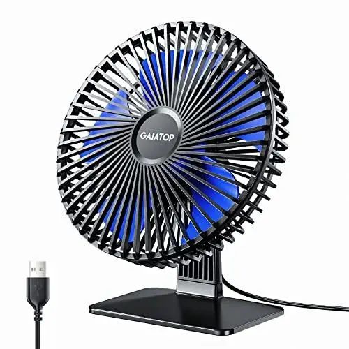 Мощный USB-вентилятор GAIATOP TF61, 13.5cm, 3 скорости, USB 5V 1m - фото фото фото 0