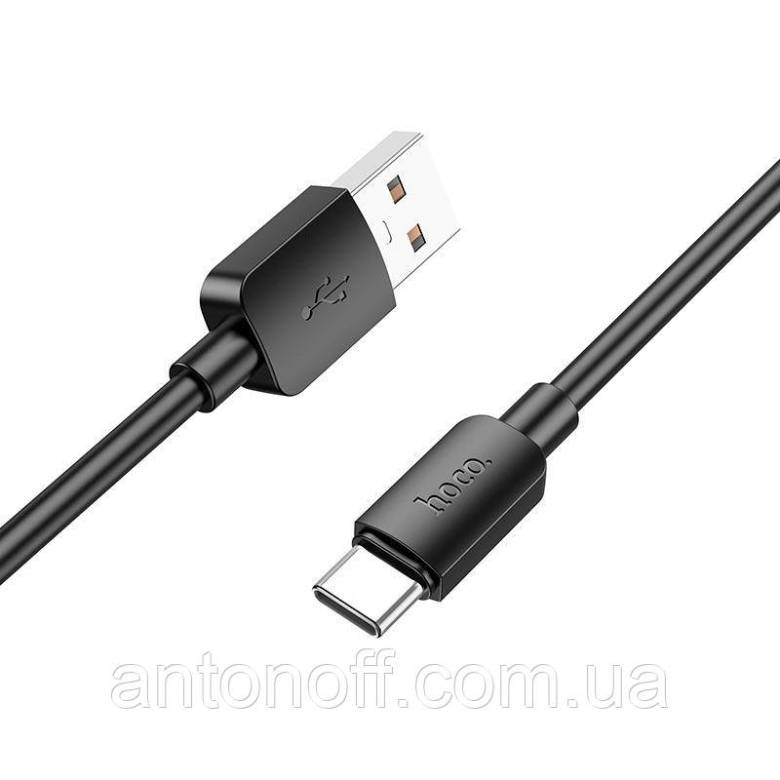 Кабель Hoco X96 USB-C - USB-A (27W 1м) чорний - фото фото фото 3