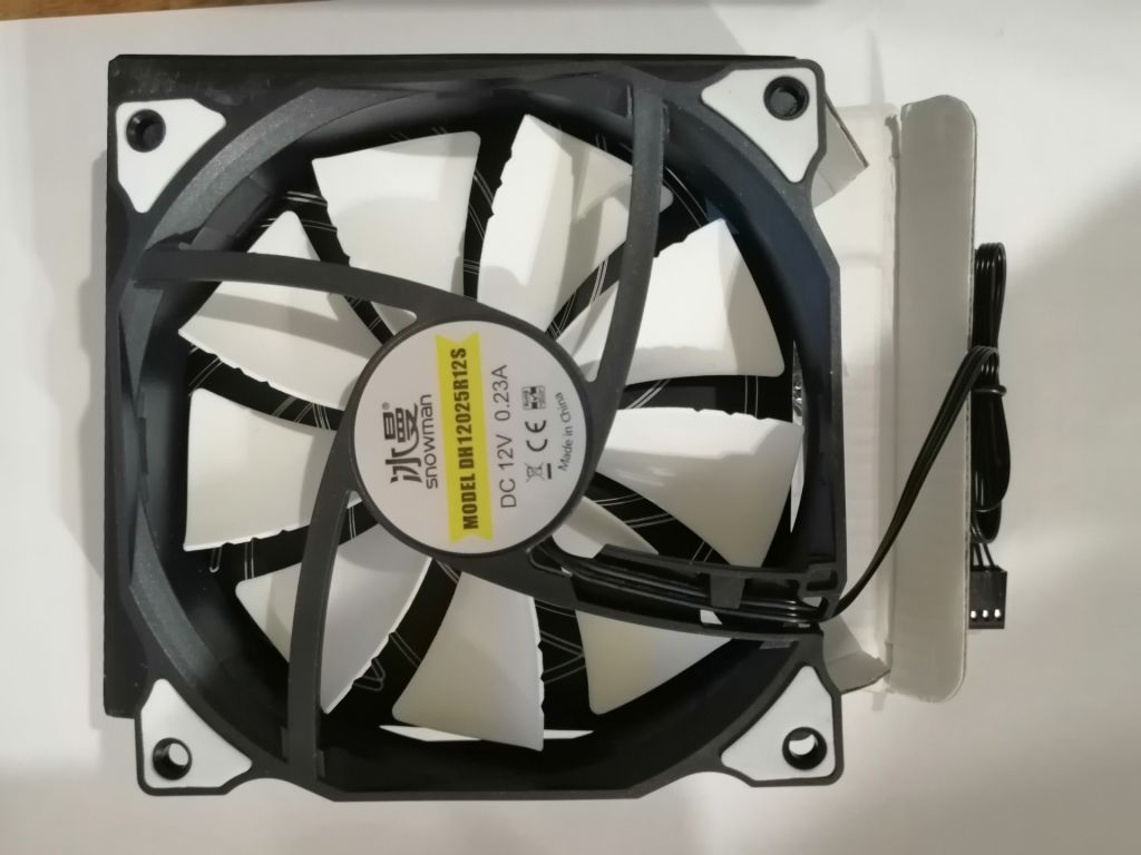 Кулер SnowMan 120mm 4pin PWM 1500об. 12cm 12см 120мм ШИМ вентилятор - фото фото фото 1