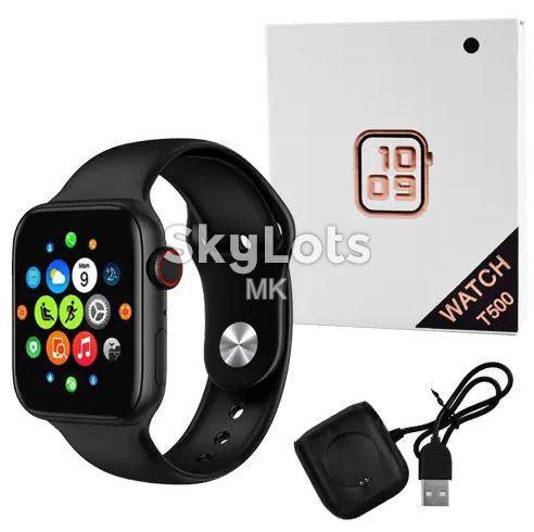 Умные Смарт Часы Smart Watch T500  функцией приема и сброса звонков/ уведомление/ Шагомер/Танометр - фото фото фото 0