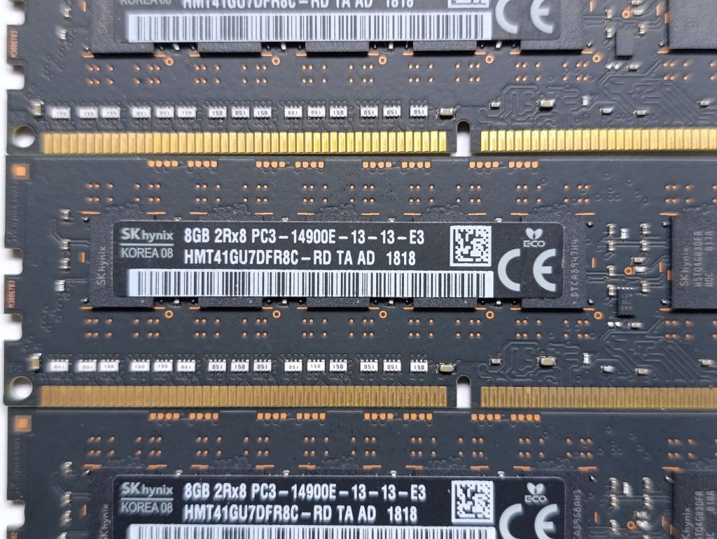 DDR3 16Gb   (2x8Gb) Hynix PC-14900E 1866Mhz ECC - фото фото фото 2