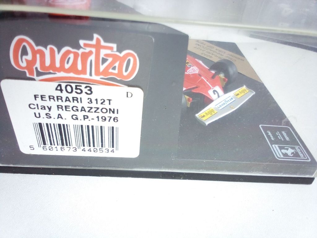 Quartzo F1 FERRARI 312T 1976 Regazzoni GP USA 1/43 - фото фото фото 1