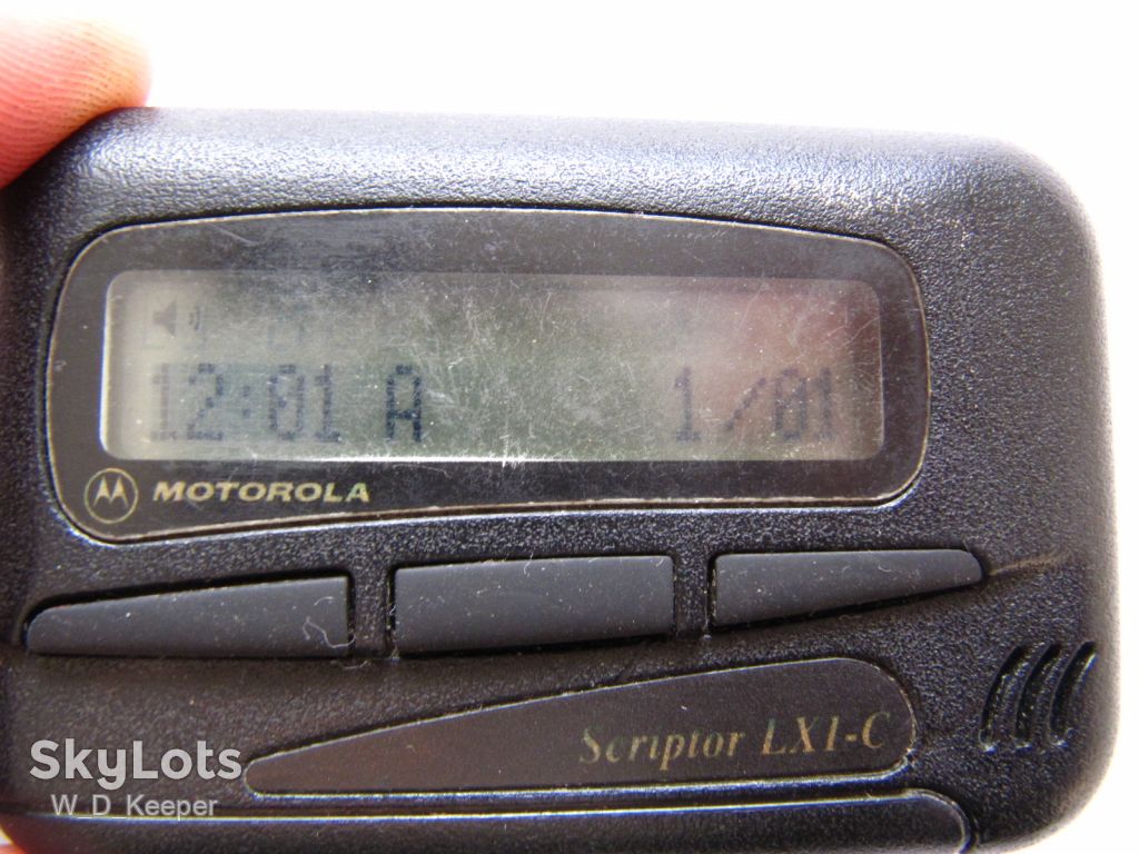 Пейджер / годинник Motorola Scriptor LXI-C, робочий - фото фото фото 1