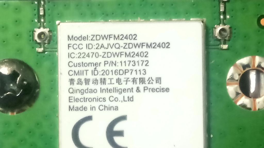 МОДУЛЬ WI FI ZDWFM2402 С TV Hisense 40N2179 SMART T2 РАЗБОРКА - фото фото фото 1