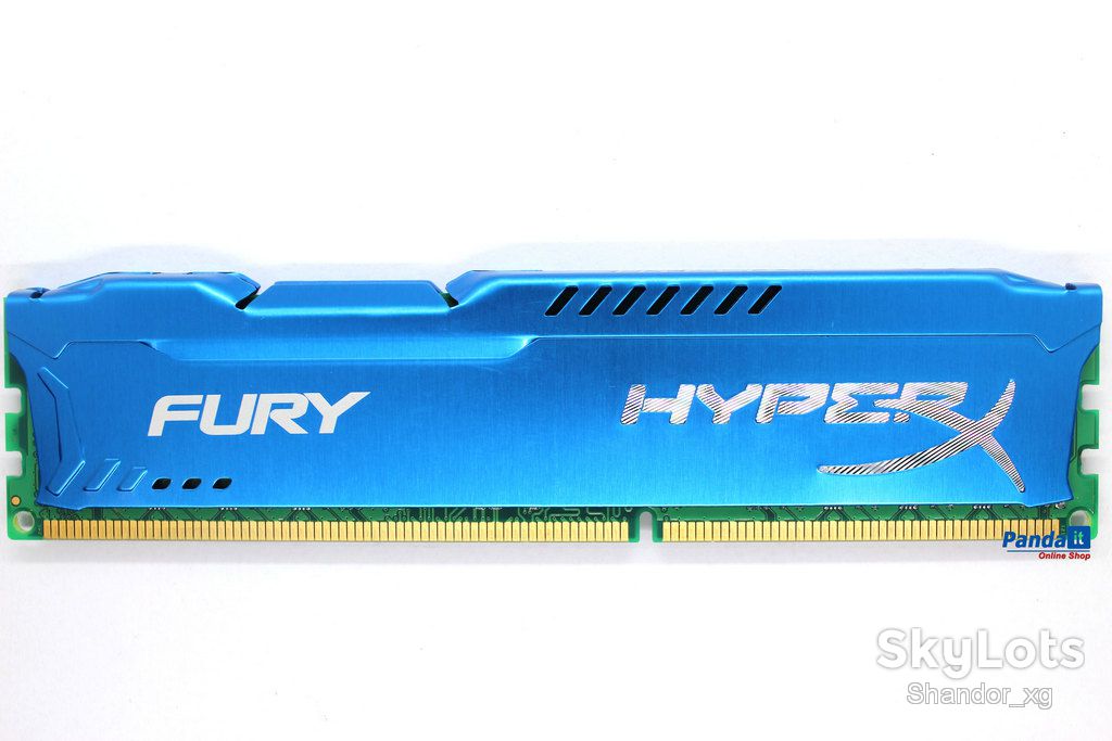Память Kingston HyperX FURY Blue DDR3-1600 8192MB PC3-12800    (HX316C10F/8) для AMD/Intel - фото фото фото 1