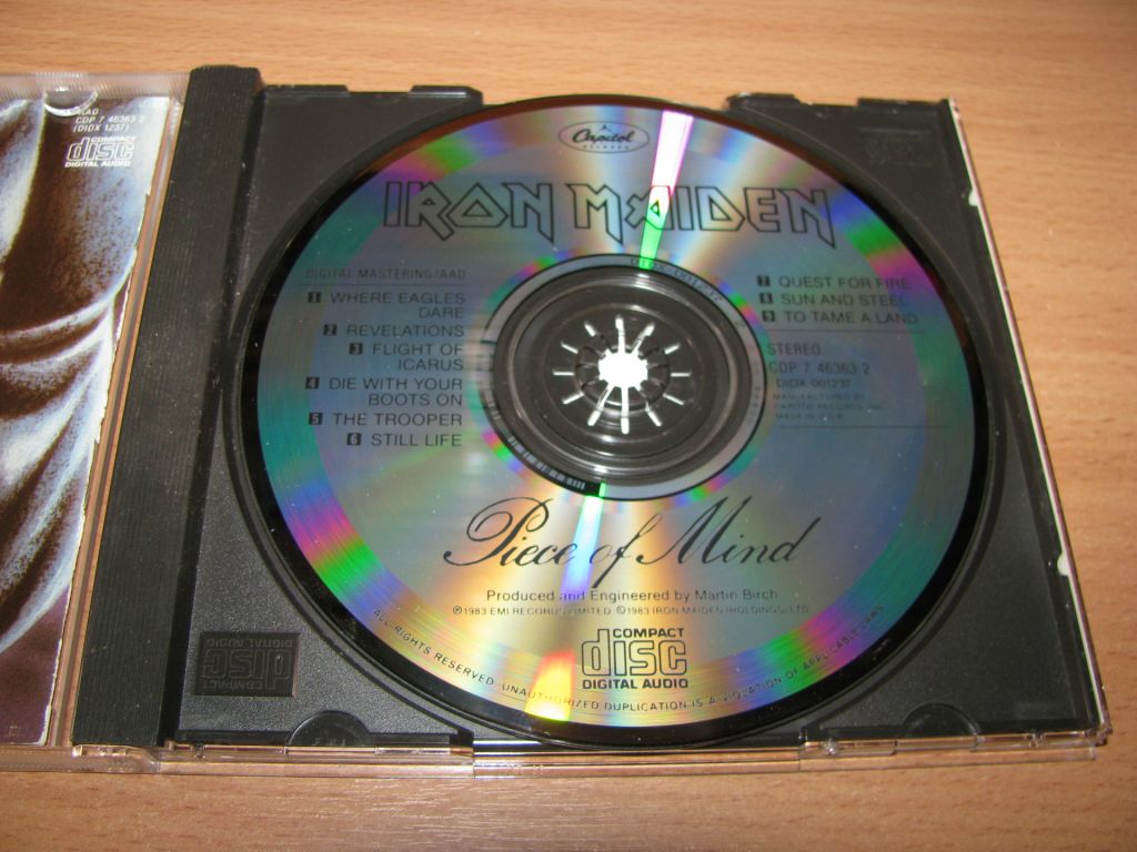 IRON MAIDEN - Piece Of Mind   (1983 Capitol DIDX USA) - фото фото фото 2