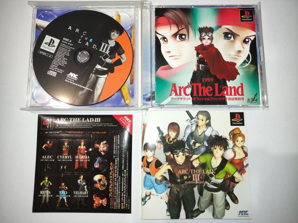 Arc the Lad III PS1 Playstation Японія - фото фото фото 2