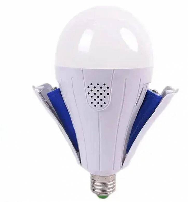 Светодиодная аварийная автономная лампа с аккумуляторами 18650 Led bulb, 20 Вт - фото фото фото 1