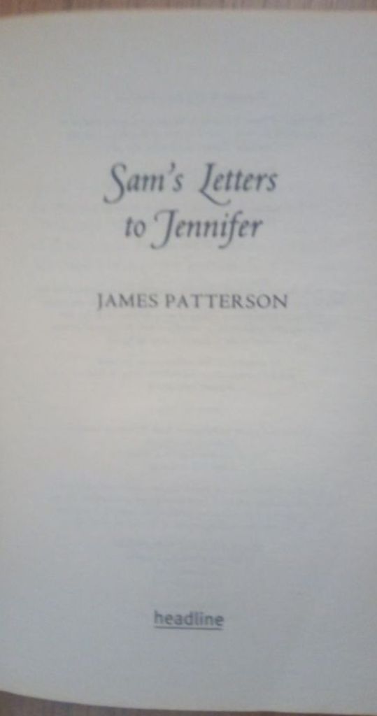 Sam's Letters to Jennifer James Patterson English на Английском книга - фото фото фото 2