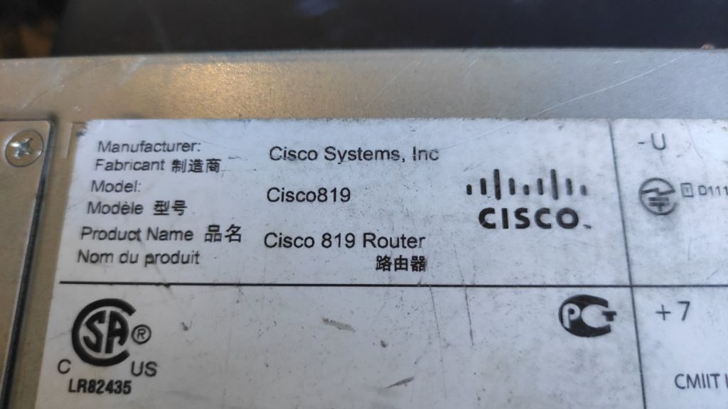 Роутер Cisco 819G Router    (Cisco819G) - фото фото фото 2