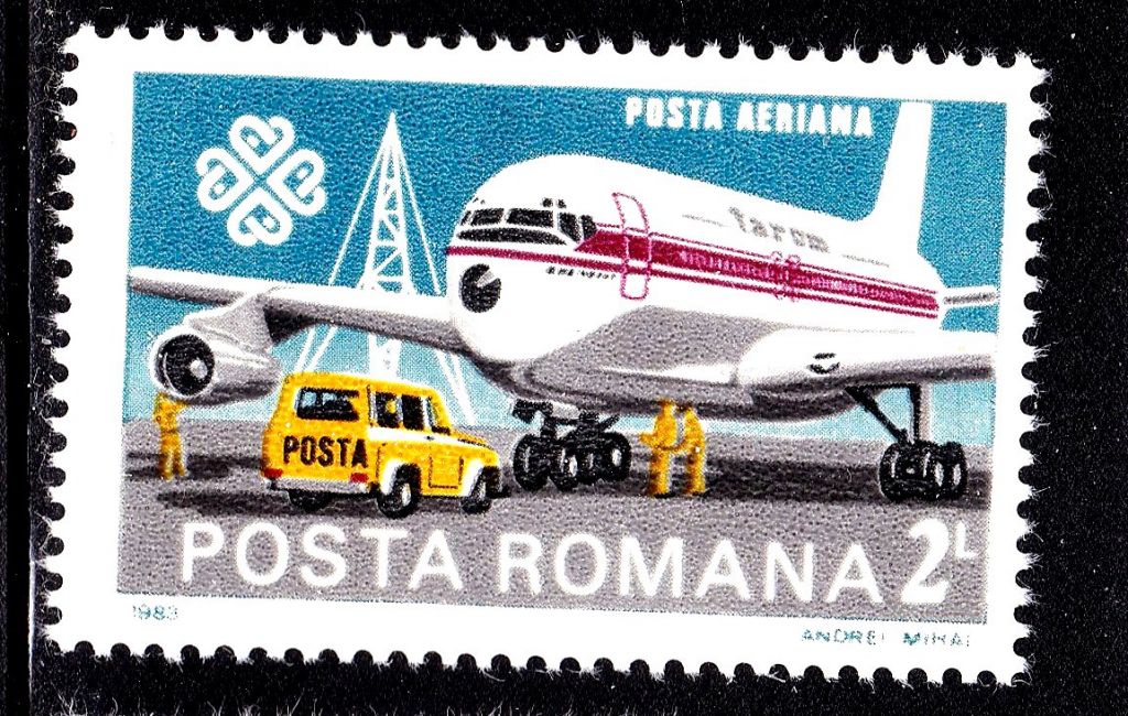 Авиация . Румыния 1983 г  MNH - ПОЧТА - фото фото фото 0