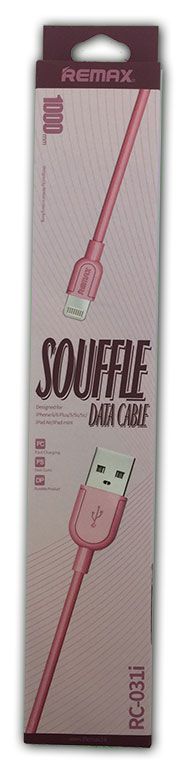 Дата кабель Remax RC-031i Souffle iPhone 5 Pink - фото фото фото 0