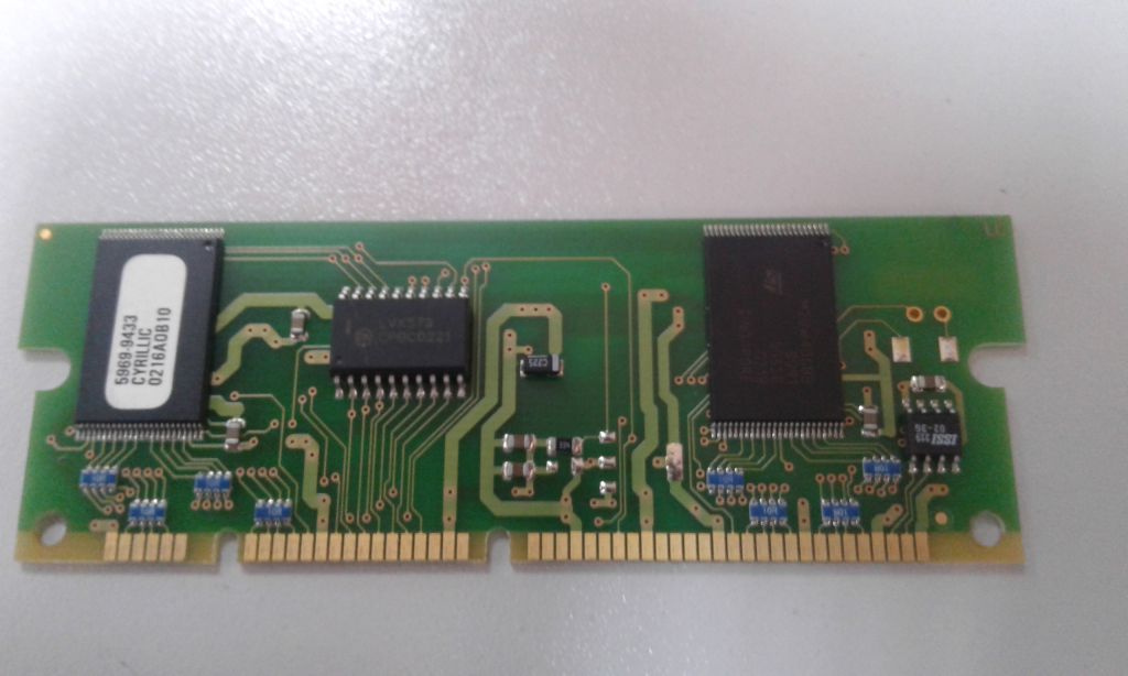 Модуль HP Cyrillic Font memory DIMM 5969-9433 - фото фото фото 0
