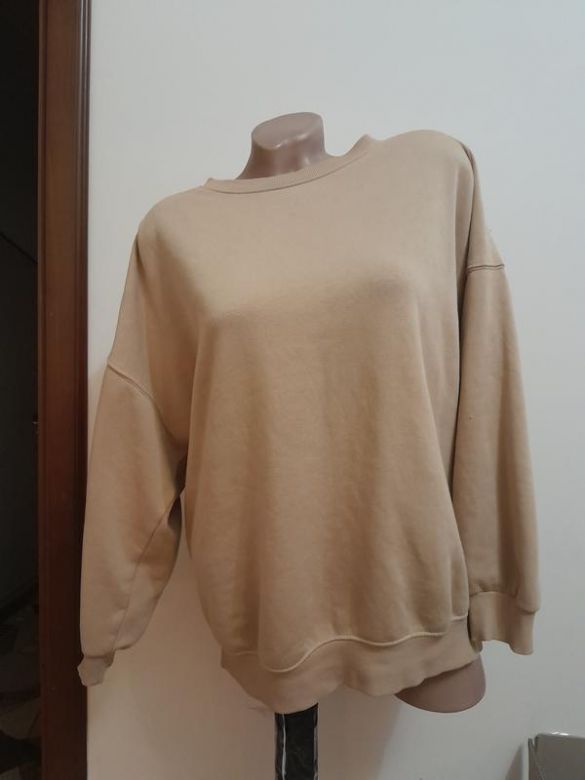 Бежевий свитшот m-l - фото фото фото 1