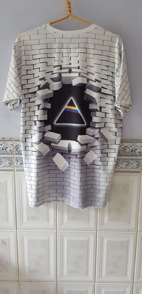 Футболка "Pink Floyd"  (95% polyester/5% spandex, XL) - фото фото фото 1