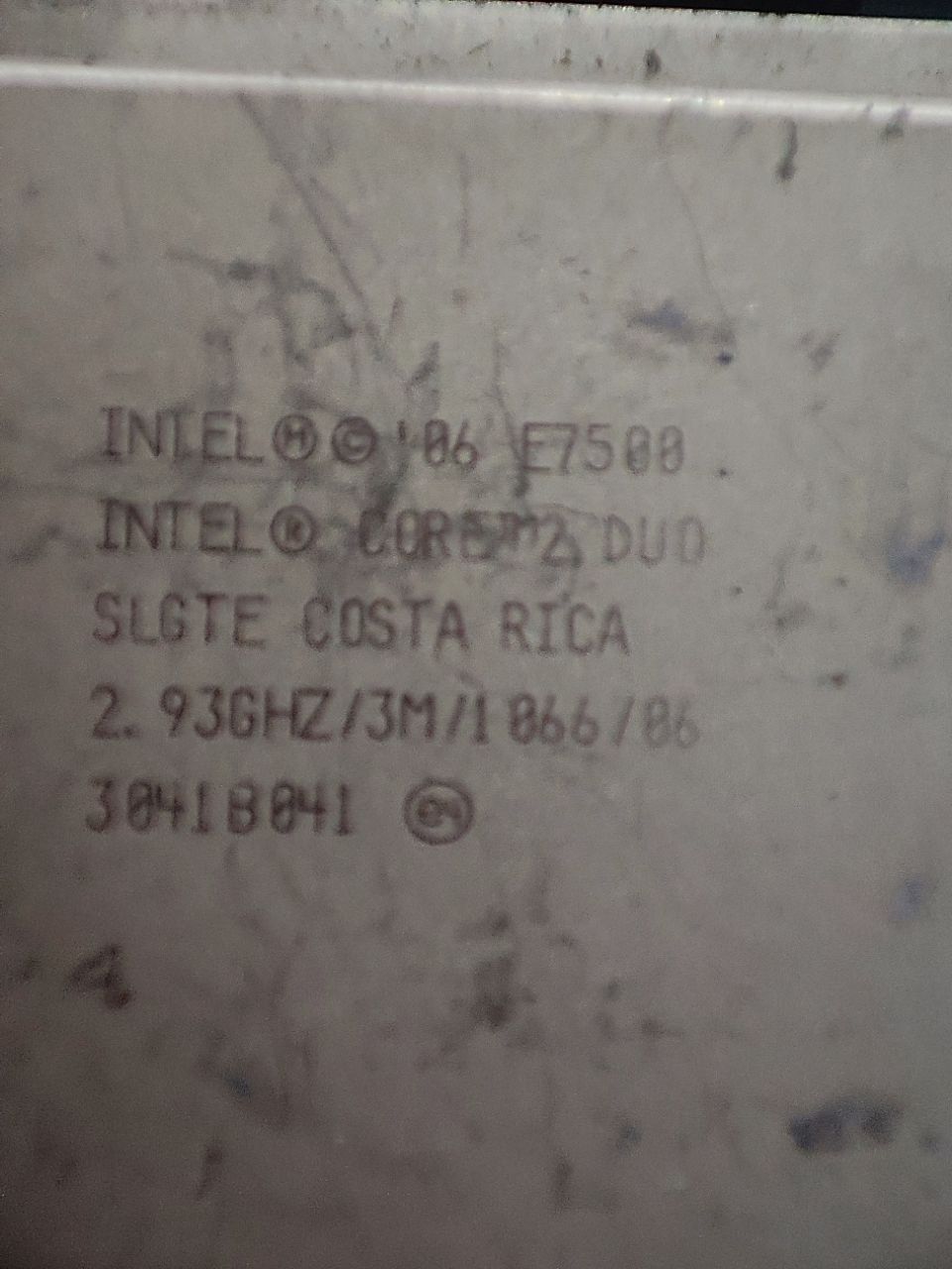 ПРОЦЕССОРИ iNTEL  CORE 2 DUO E 7500 10ШТ, В КІЛЬКОСТІ - фото фото фото 2