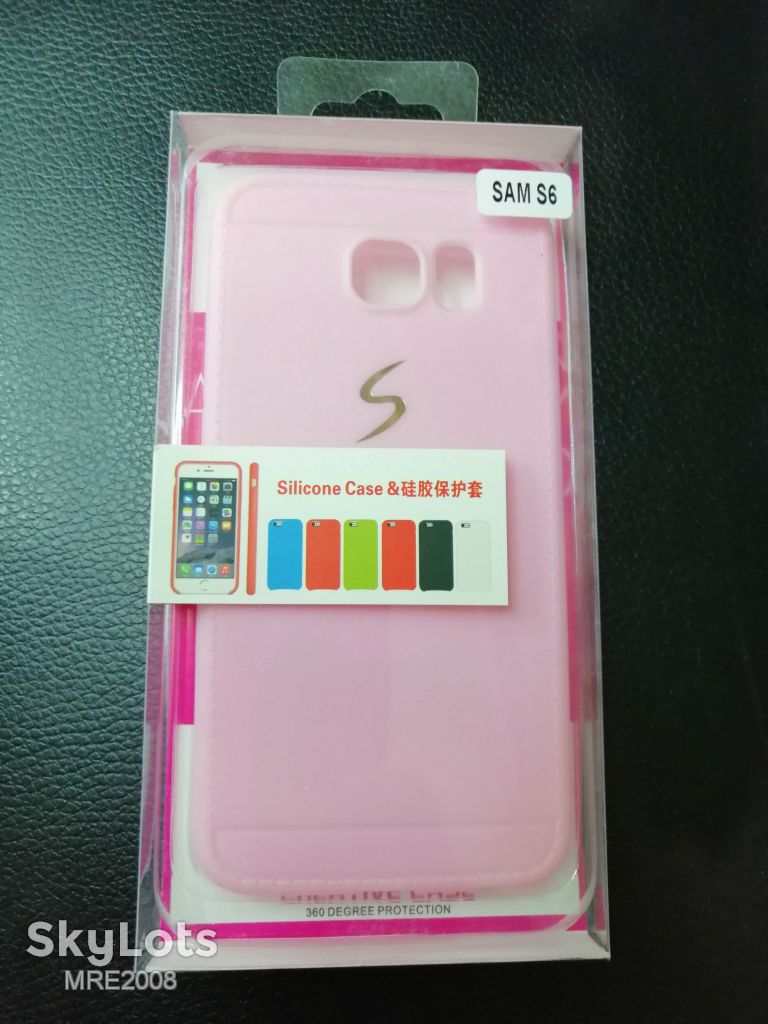 Чехол силикон Creative для Samsung Galaxy S6 G920 pink - фото фото фото 0