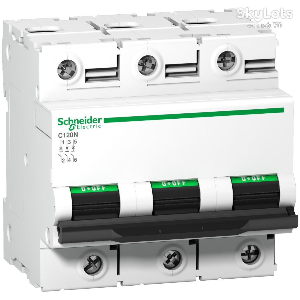 Автомат 100А Автоматический выключатель Schneider Electric C120N C 100A 3P A9N18367 Новый. - фото фото фото 0