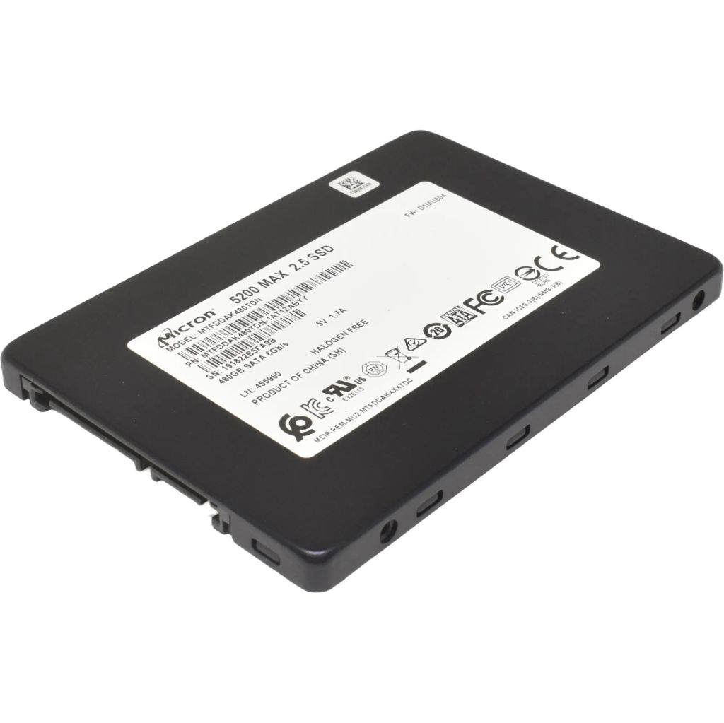 480Gb Micron 5200 Max 2.5" SATA3 SSD 100% - фото фото фото 0