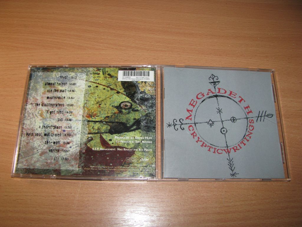 MEGADETH - Cryptic Writings  (1997 Capitol CLUB,USA) - фото фото фото 0