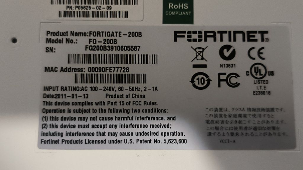 Мережевий екран Fortinet FG-200B - фото фото фото 6