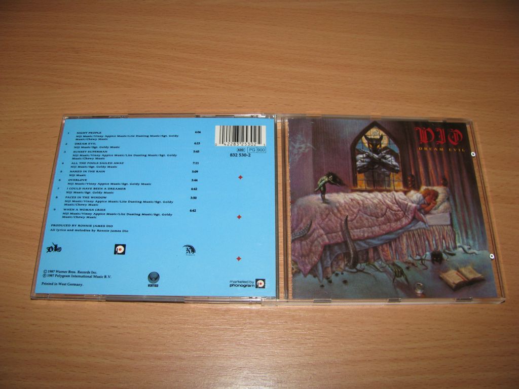 DIO - Dream Evil   (1987 Vertigo 1st press, PDO W.Germany) - фото фото фото 0
