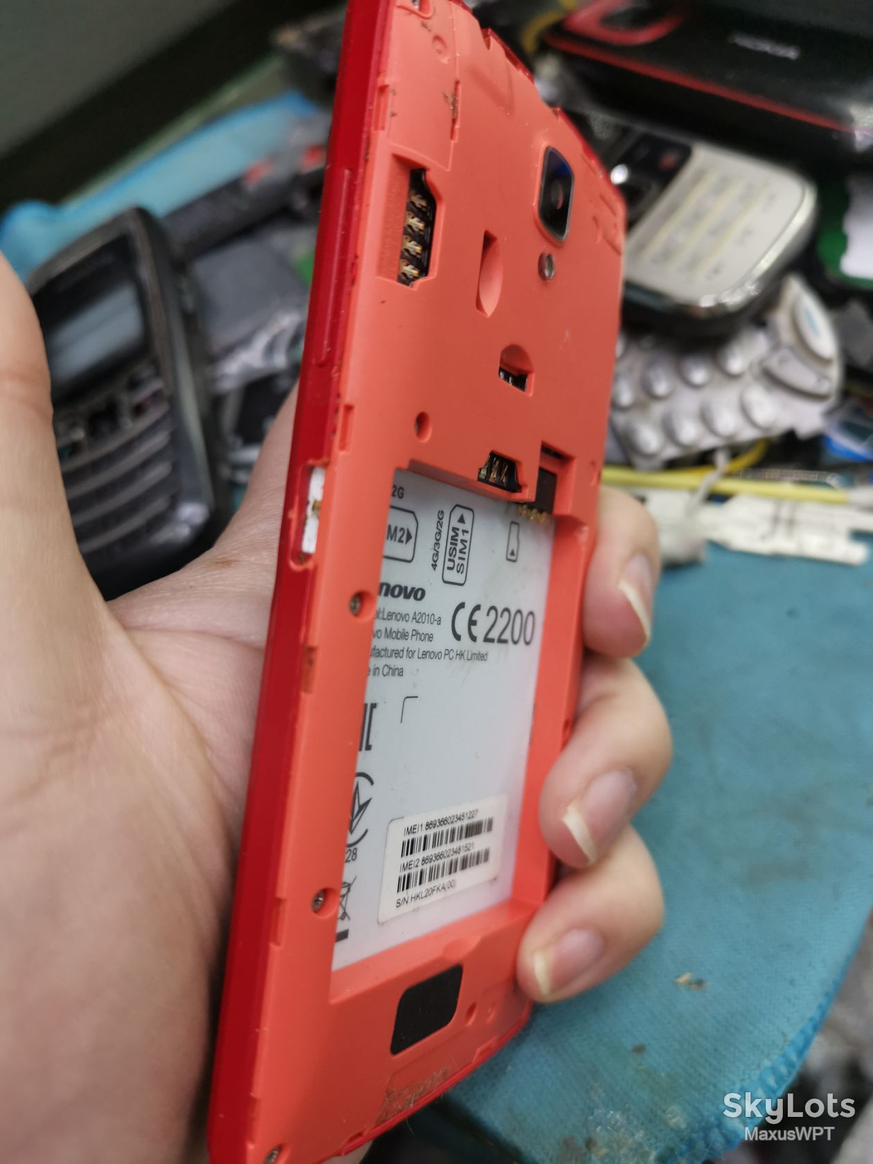 #2274 sklad Lenovo A2010 red - фото фото фото 2