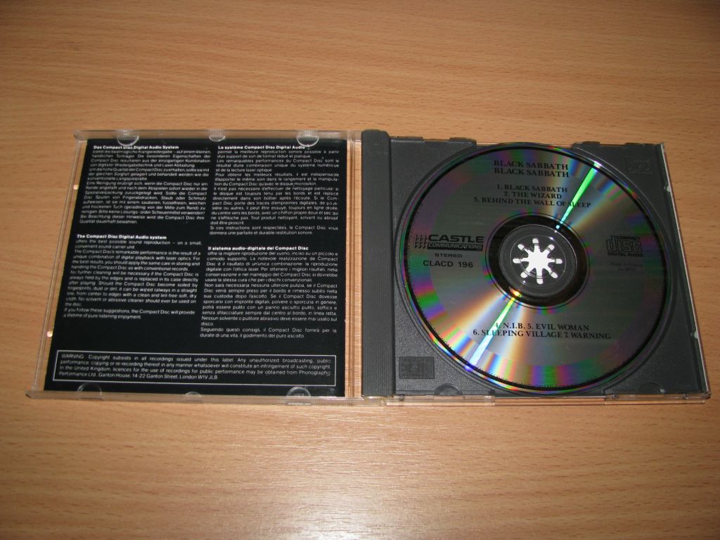 BLACK SABBATH - Black Sabbath     (1986 Castle) - фото фото фото 1